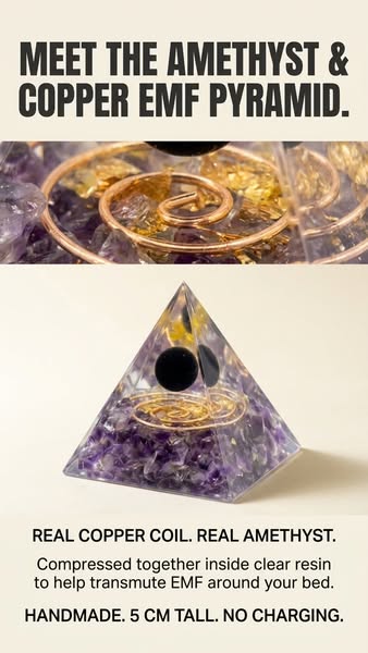 An EMF Pyramid for Your Nightstand