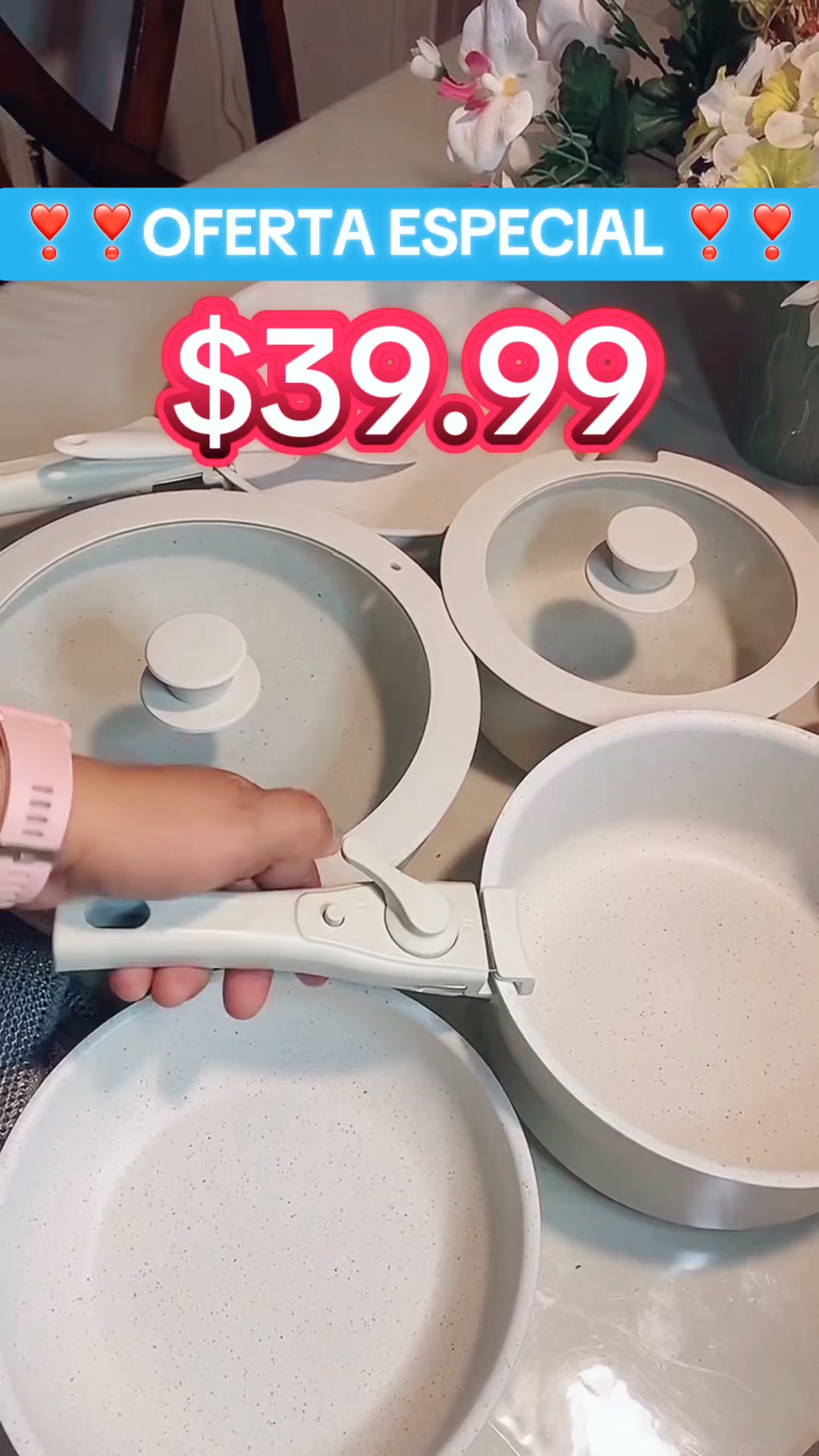 Fall in love with your kitchen with this gorgeous 21‑piece cookware set