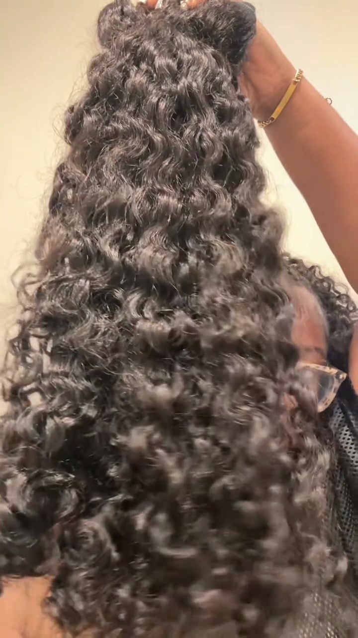Indian Curly Bundles Natural Black Virgin Hair Extensions -CurlyMe Hair