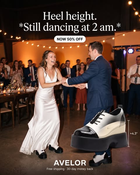 Taller Next to Him. No Heels Needed.