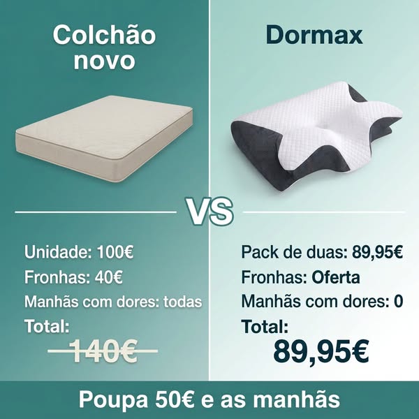 A massagem repete-se todos os meses. A almofada troca-se uma vez.