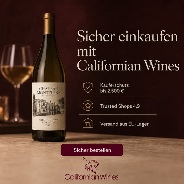 Machen Sie den Abend besonders – mit Wein aus Kalifornien