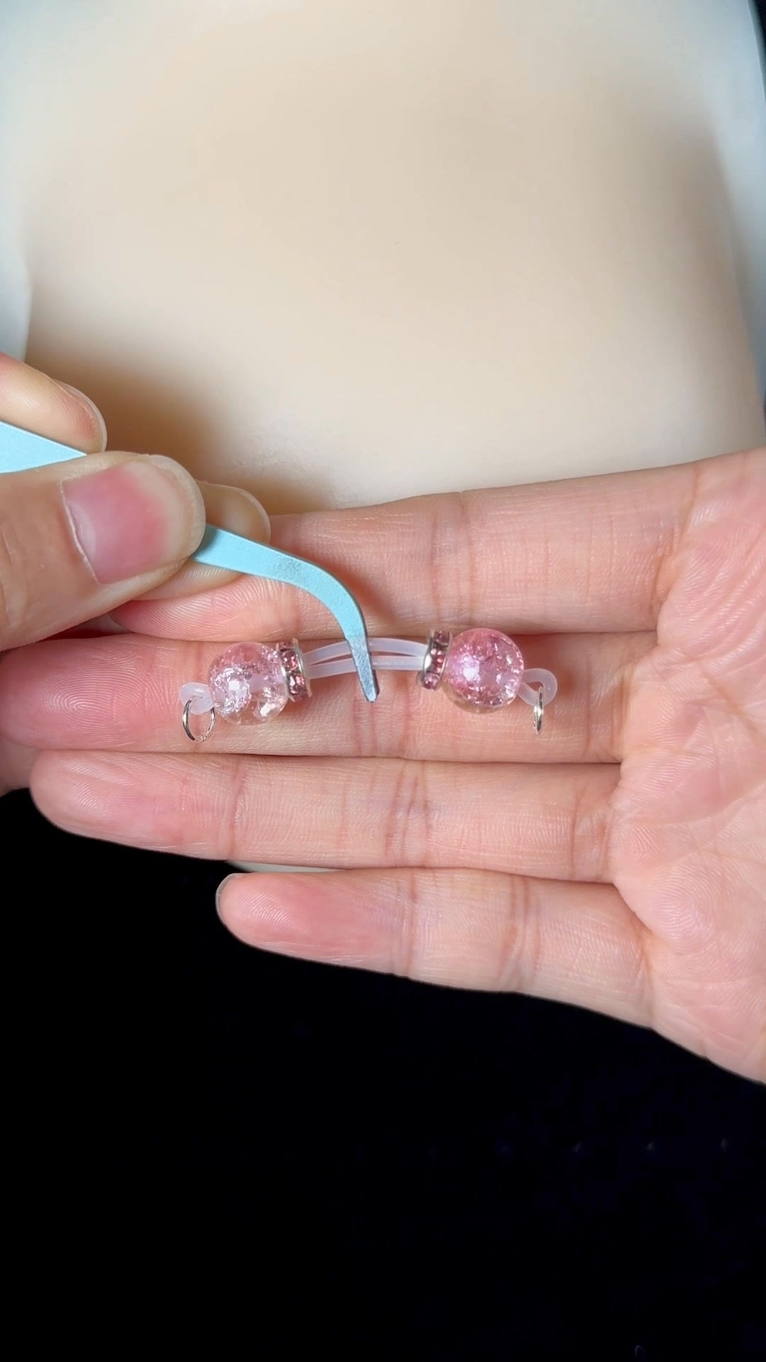 A Pair of Freely Adjustable Faux Nipple Rings