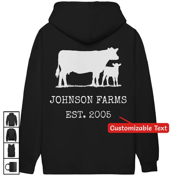 Personalized Cattle Farm Gifts