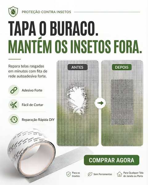 Reparações Sem Complicações para Buracos e Rasgões!