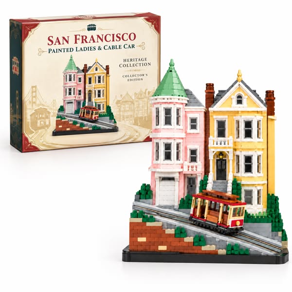 Painted Ladies & Cable Car Set