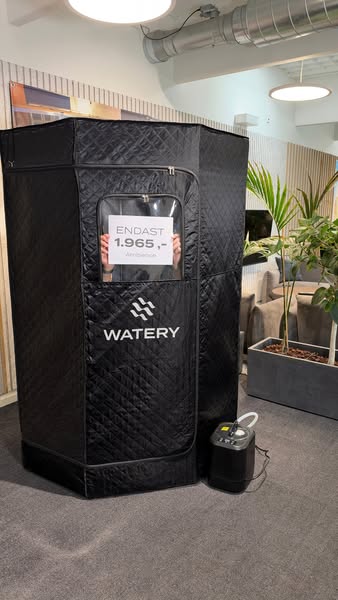 Watery Ångbastu: Endast 1.965 kr!