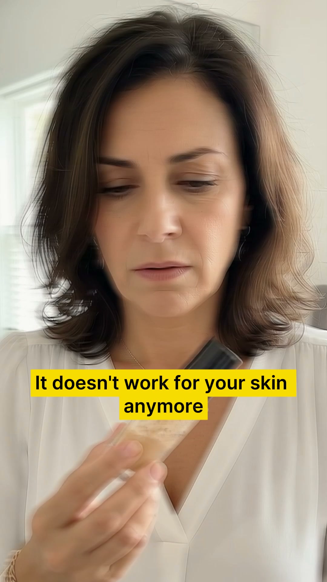 won't settle into fine lines