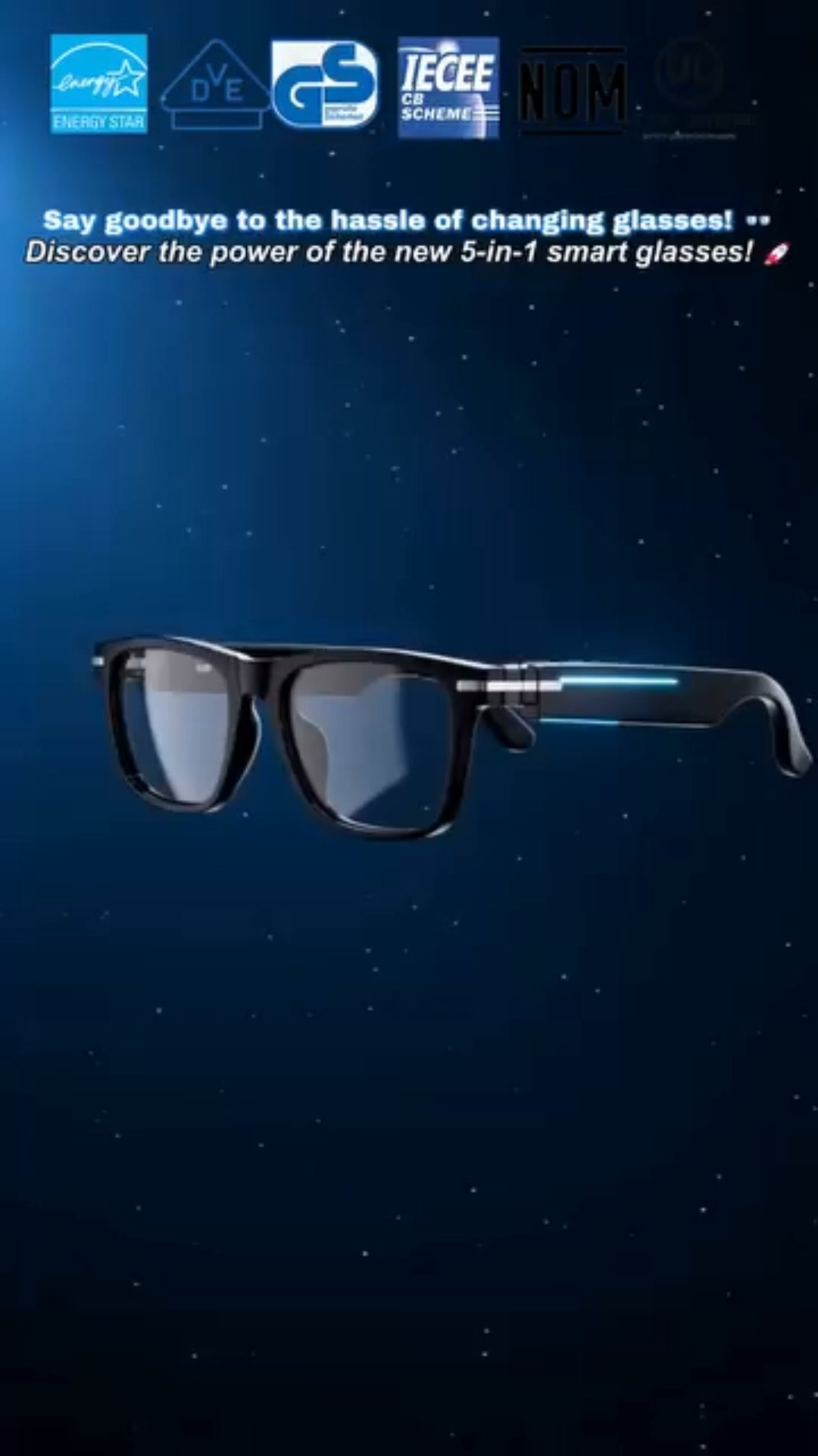 AI Smart Bluetooth Glasses