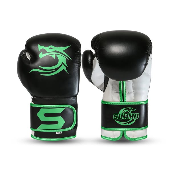 Dragon Green Training Boxing Gloves