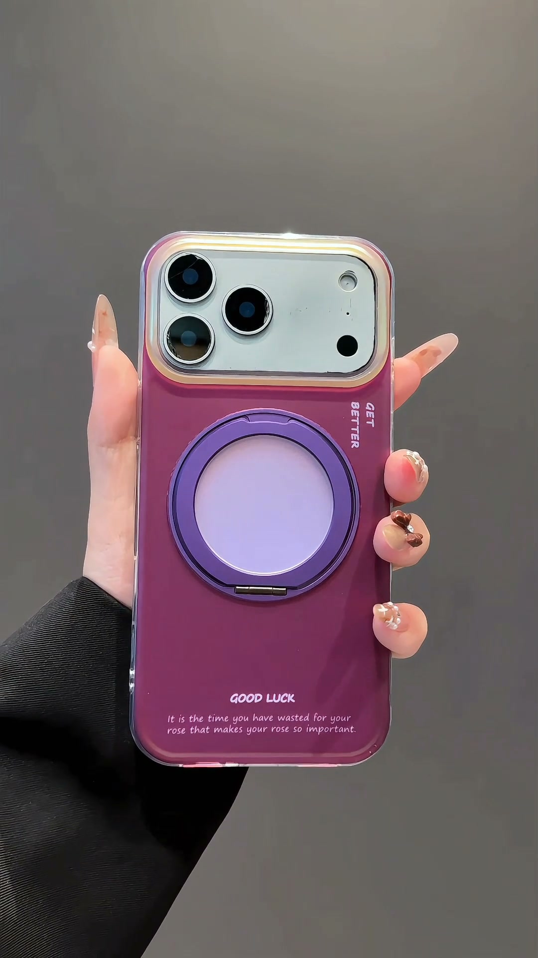 iPhone Gradient Laser Stand Case