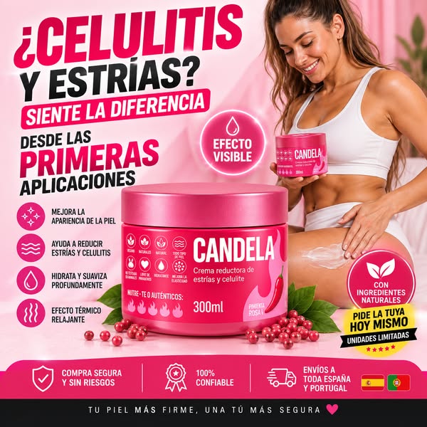 COMPRA 3 Y LLEVA 1 GRATIS | Crema CANDELA para Estrías y Celulitis