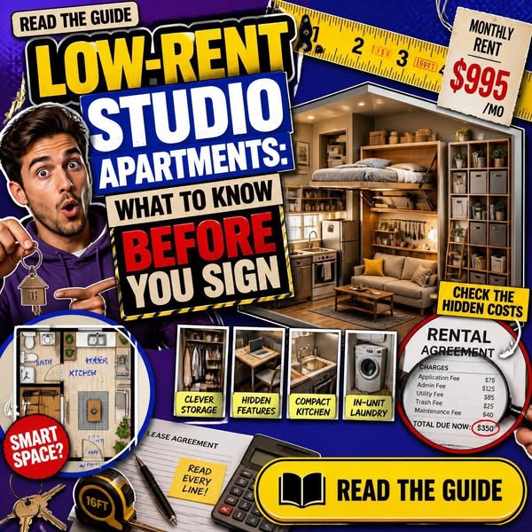 Low-Rent Studio Apartments: What to Know