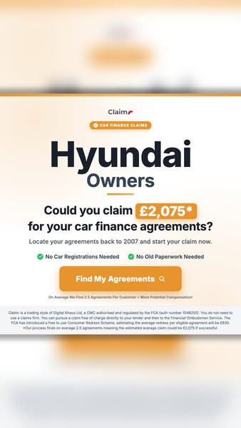 Hyundai on Finance? Are you Eligible to claim?