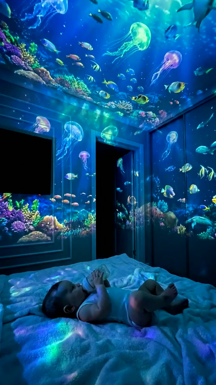 Transform your bedroom into a breathtaking galaxy.