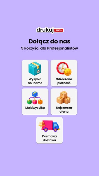Załóż konto i drukuj teraz!