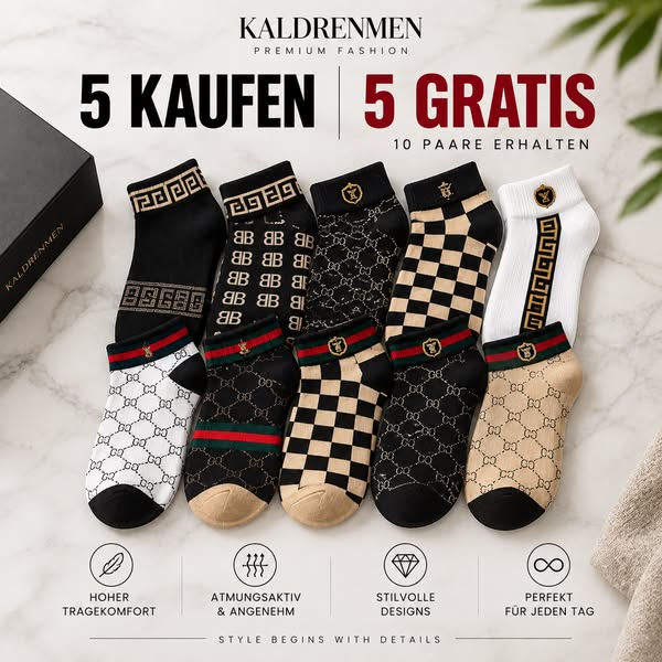 Fashion-Socken-Set – 5+5 GRATIS