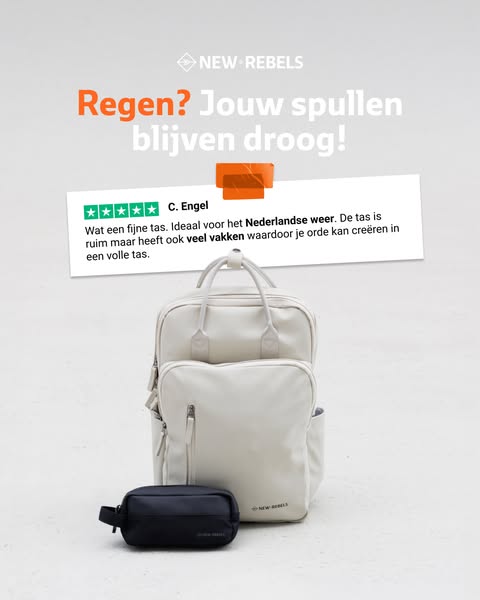 Regen? Spullen blijven droog