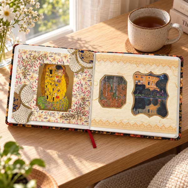 Exclusive Klimt Gold Foil Stickers