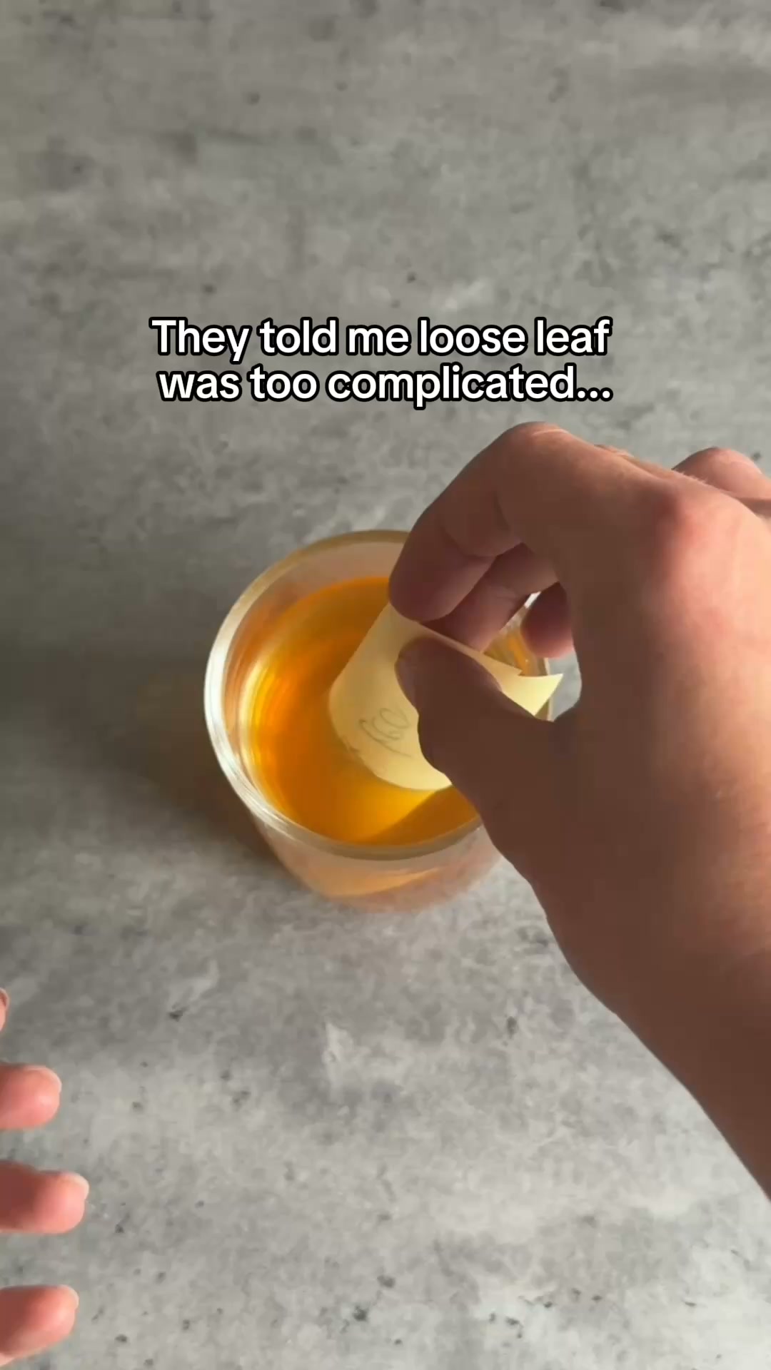 Tea in its purest form.