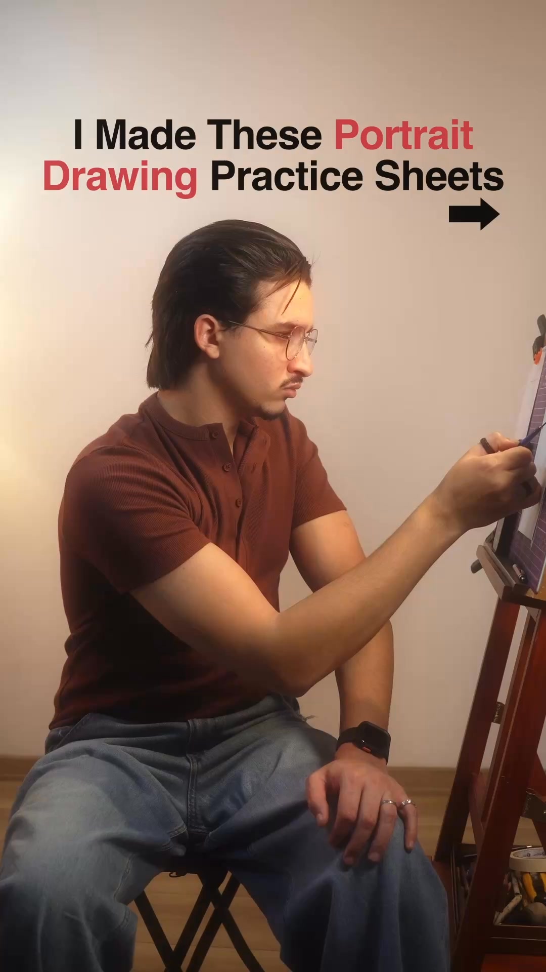 Portrait drawing is not talent. It's a method.