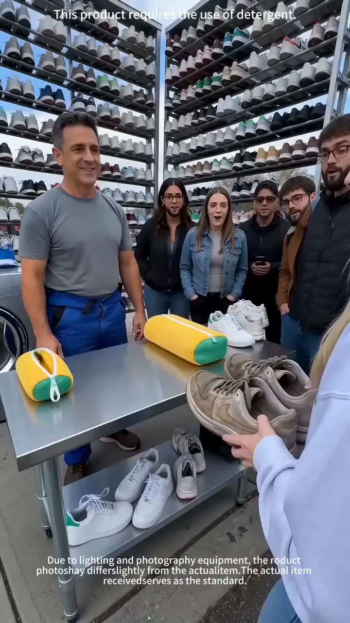 Microfiber Shoe Washing Machine Bag for Sneakers
