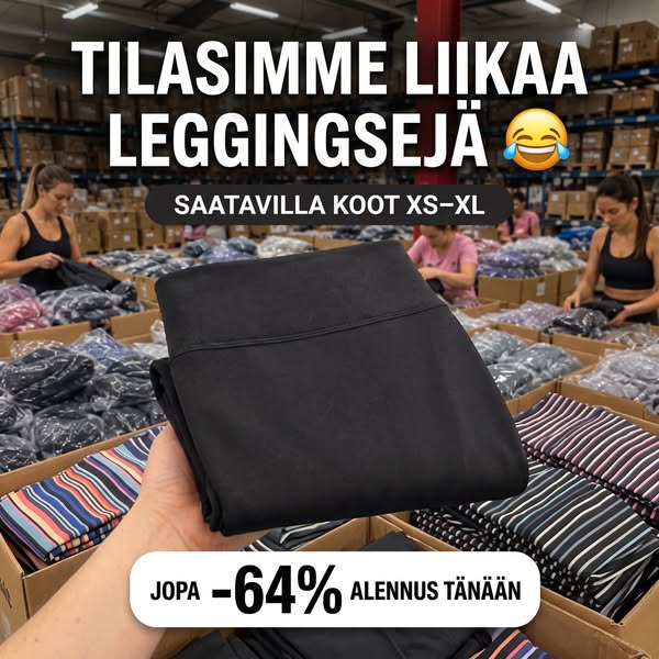 Tilasimme liikaa