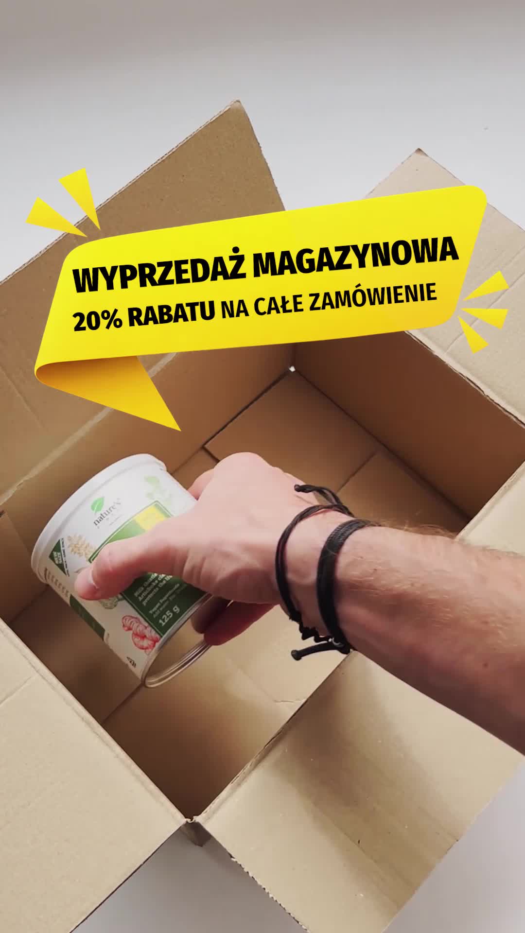 20% rabatu na cały zakup