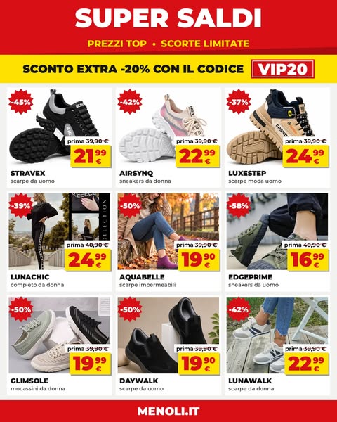 SCONTI FINO AL -65%