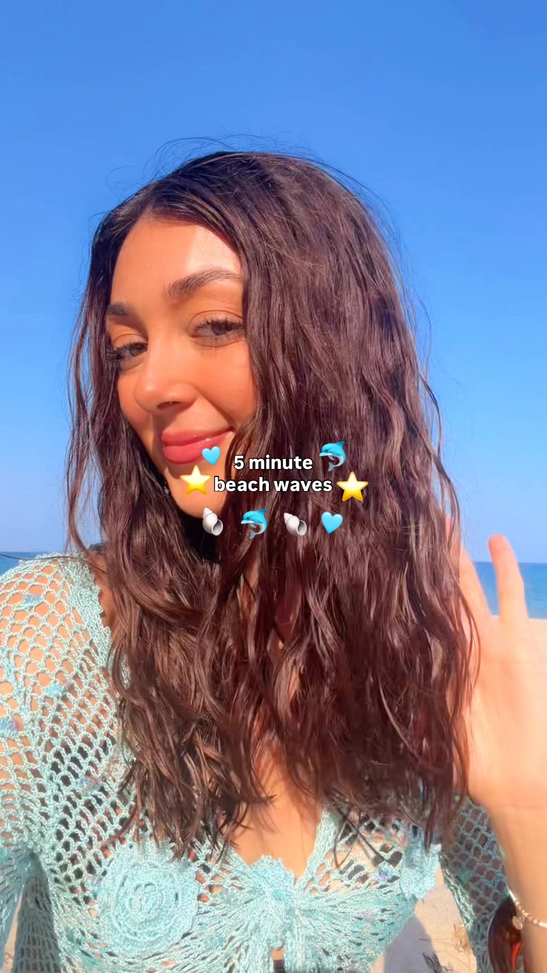 Effortless beachy waves in just 5 minutes.