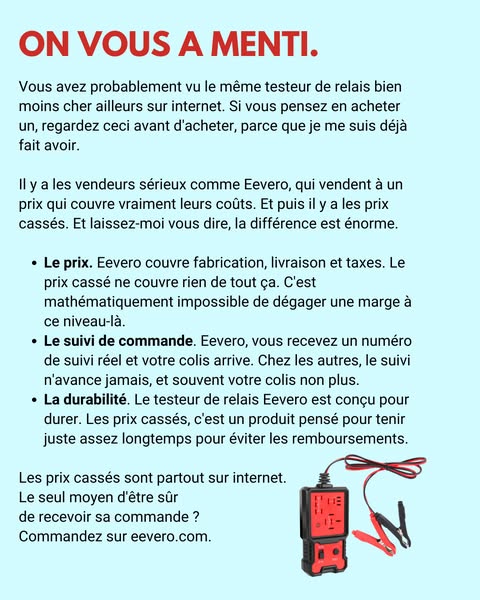 Testeur de relais