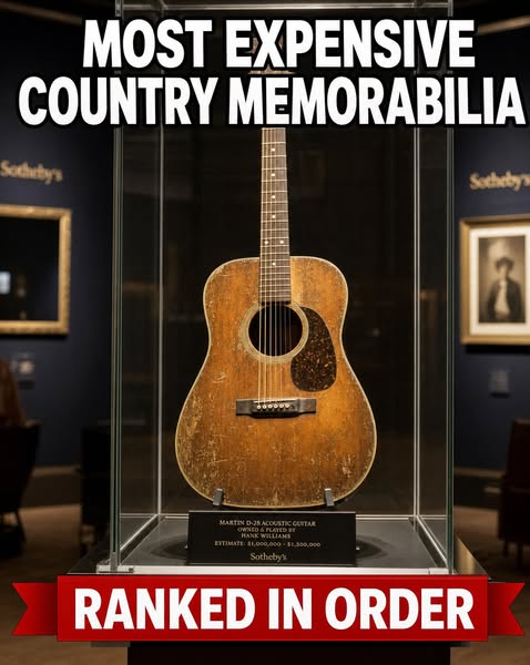 Country Music’s Most Expensive Auction Items
