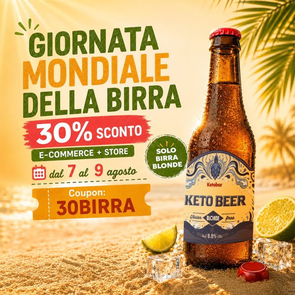 Promo KETO BIRRA Blonde30% di sconto