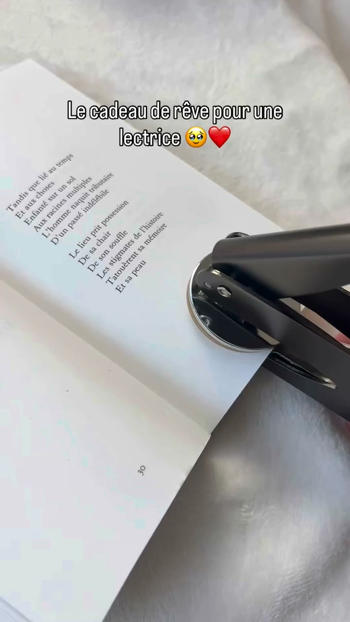 Le cadeau qui marque chaque livre à vie