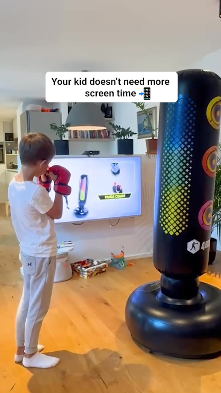 Less screen time. More punch time.