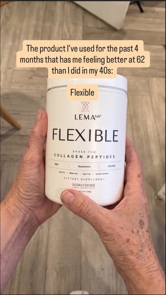 The one jar that's earned its place on my counter. Bioactive collagen peptides, MSM, glucosamine, bromelain