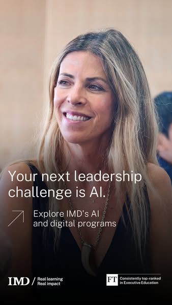 IMD AI and Digital Tranformation programs for executives