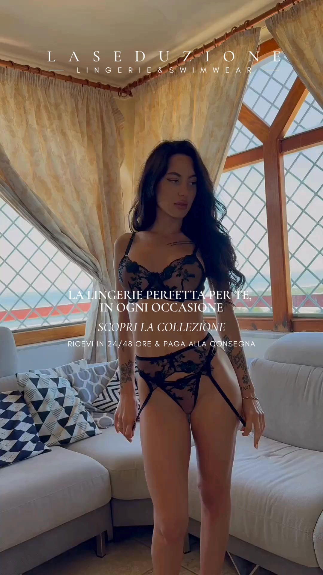 Seducente, raffinata, irresistibile. Scopri la lingerie che accende ogni momento.