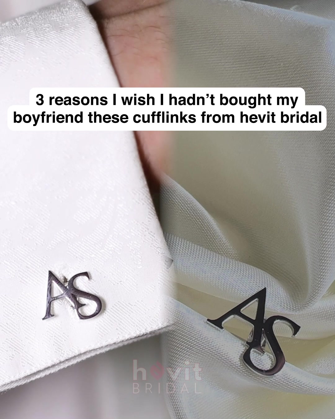 Custom-made Initial Cufflinks