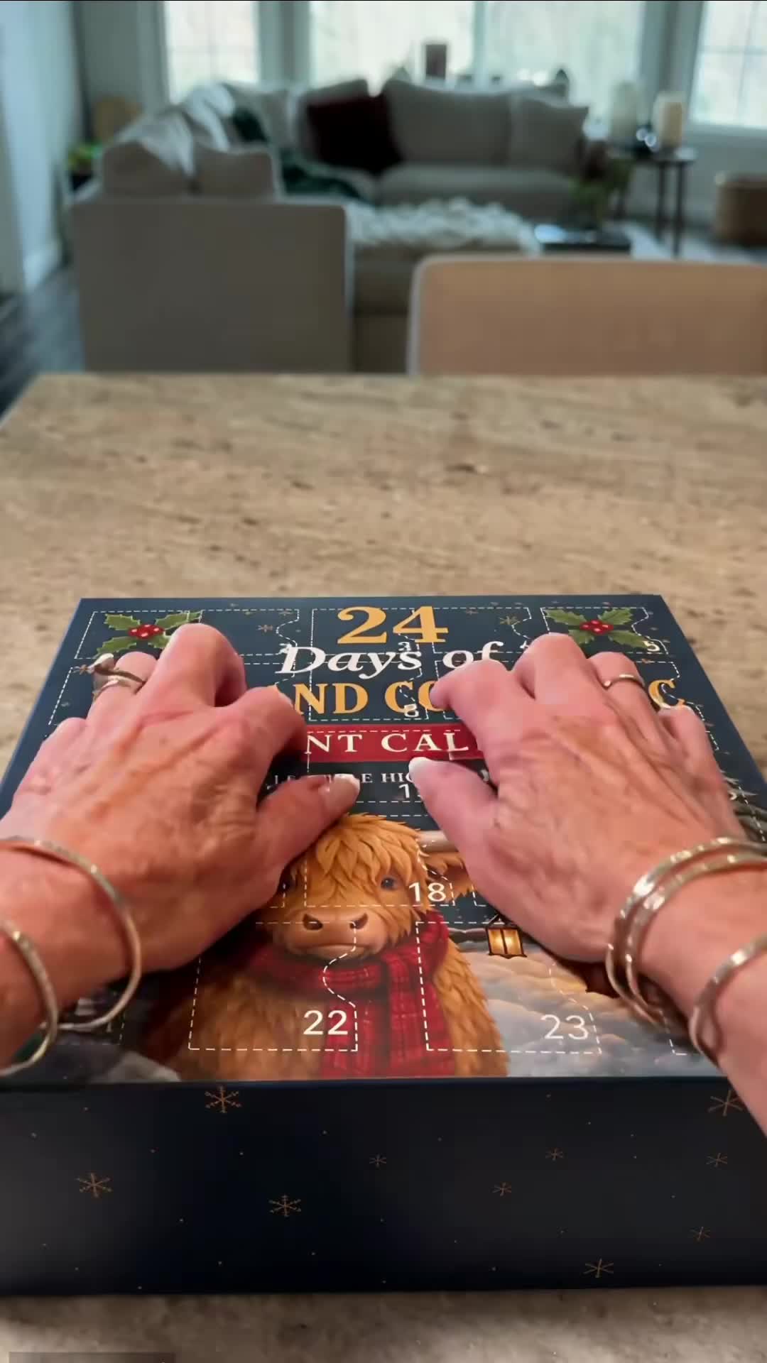 24 Days of Highland Cow Surprises