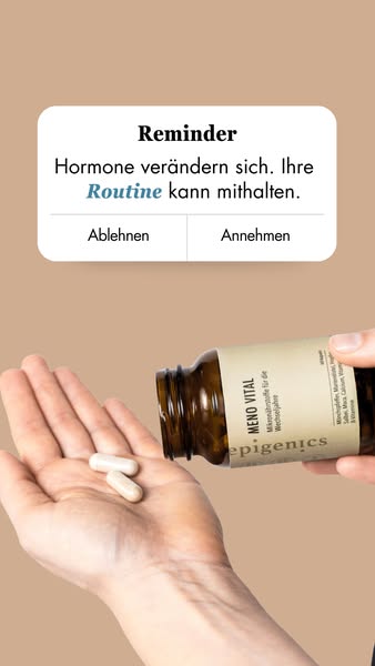 Rein pflanzlich, ohne Hormonzufuhr