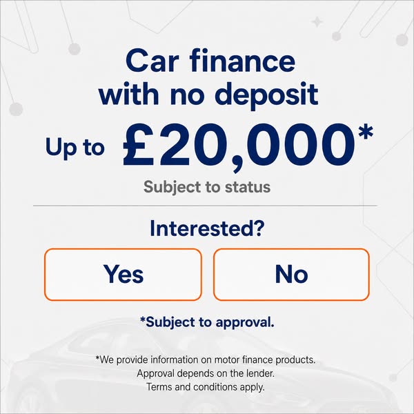 Car Finance with No Deposit