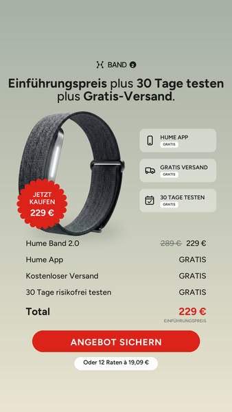 Band 2.0 zum Einführungspreis: 229 € statt 289 €