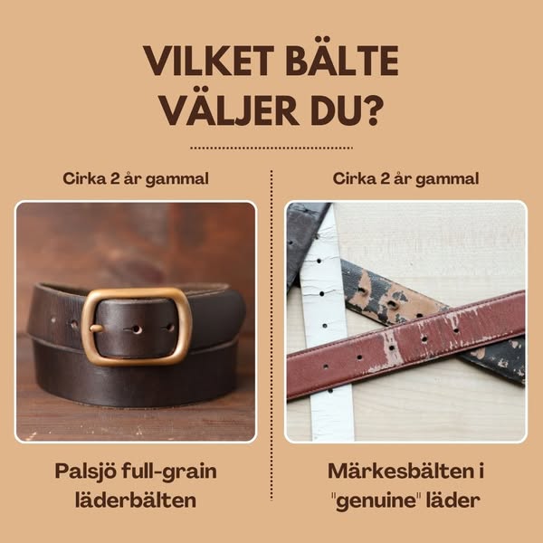 Din midja. Ditt bälte. Inga kompromisser.