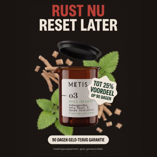 Rust nu. Reset je zenuwstelsel.