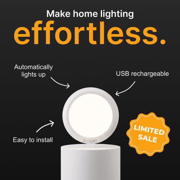 Stick-On Light, Zero Wiring