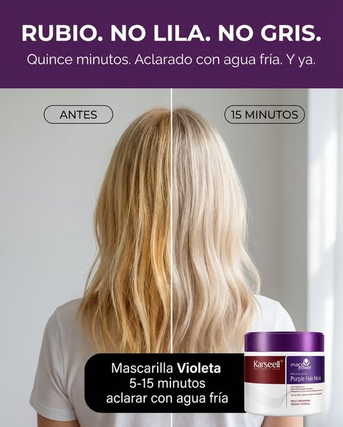 Es naranja. Y en 15 minutos deja de serlo.
