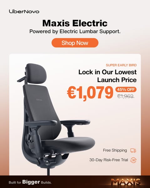 LiberNovo Maxis New LaunchLock the Lowest Launch Price