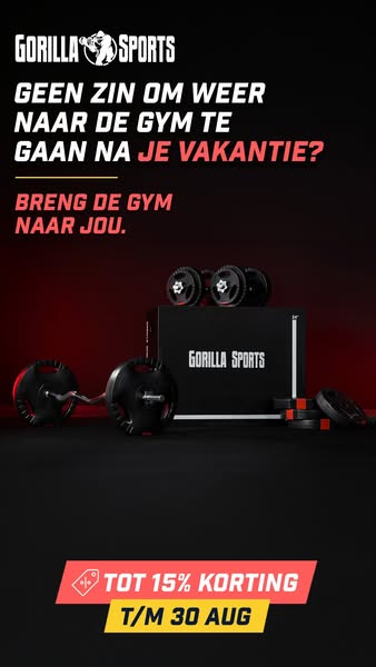 Actie loopt t/m 30 augustus