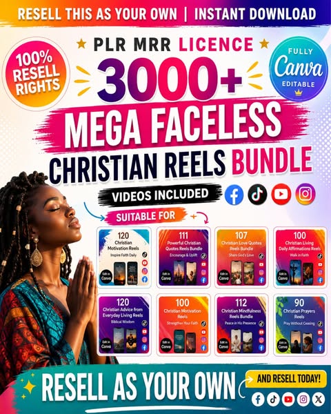 3,000+ Christian Reels to Use & Resell